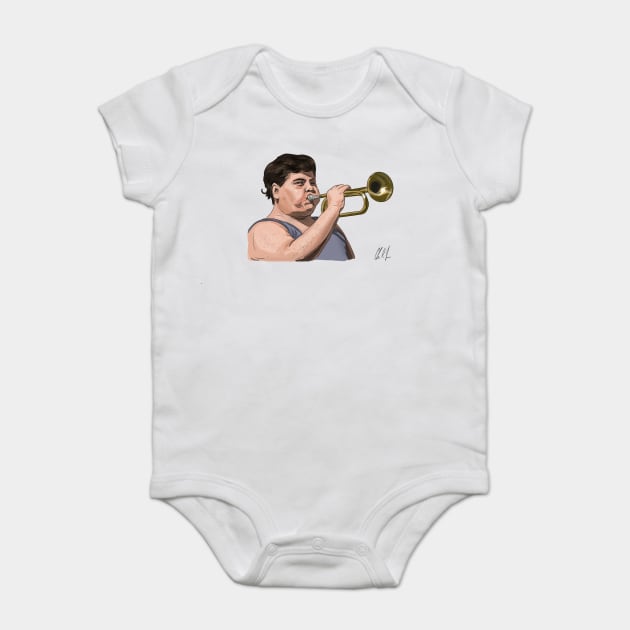 Salute Your Shorts: Rise & Shine Campers Baby Bodysuit by 51Deesigns